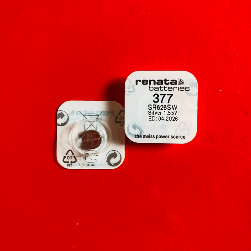 Pin đồng hồ 377/SR626SW Renata Thuỵ Sĩ hộp đóng 10 viên | Shopee Việt Nam