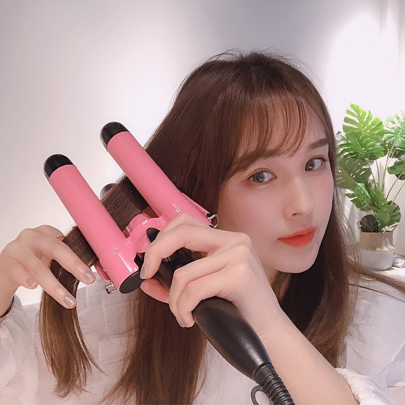 Máy uốn xoăn sóng nước (máy uốn xoăn 3 trục) tặng kèm 2 kẹp Vịt Tony&Guy LT301 (3)