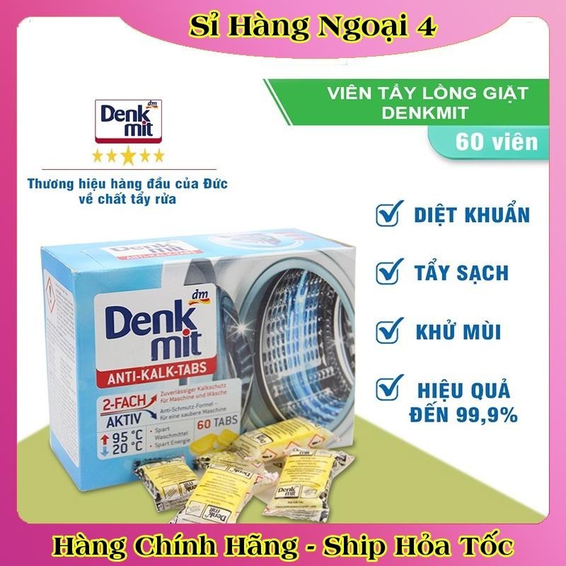 [auth] VIÊN TẨY LỒNG MÁY GIẶT DENKMIT ĐỨC ,Tẩy Và Chống Bám Cặn Trong Lồng Giặt [Hàng nội địa Đức Đủ Bill } [Hot]
