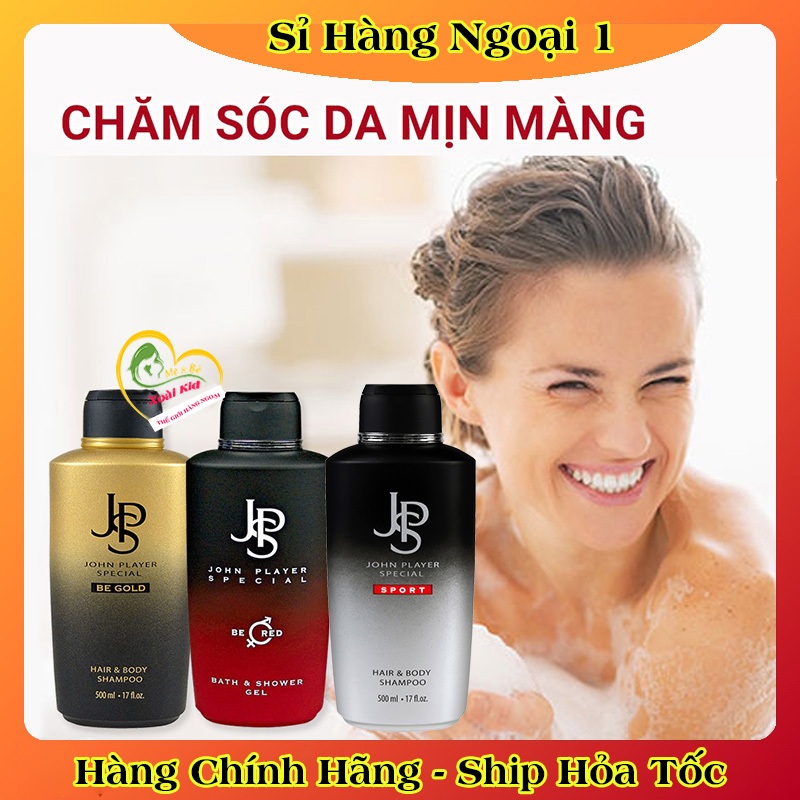 [auth] {Nội địa Đức Đủ Bill}Sữa tắm gội nam JSP của Đức (sữa tắm gội 2in1 nước hoa nam) [Hot]