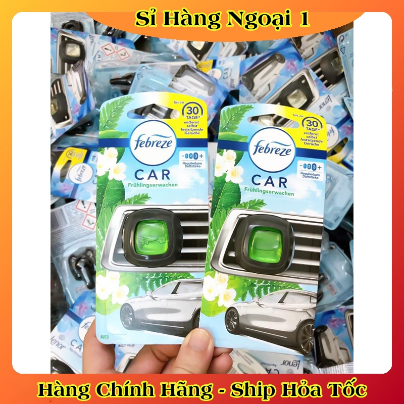 [auth] Nước hoa thơm Ô tô Febreze Đức - Cài khe gió làm thơm [Hot]