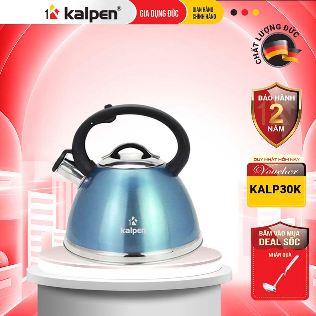 Ảnh Ấm Đun Nước INOX 304 5 Đáy Cao Cấp KK03-3L Hàng Chính Hãng KALPEN-GIA DỤNG ĐỨC Bảo Hành 3 Năm 1