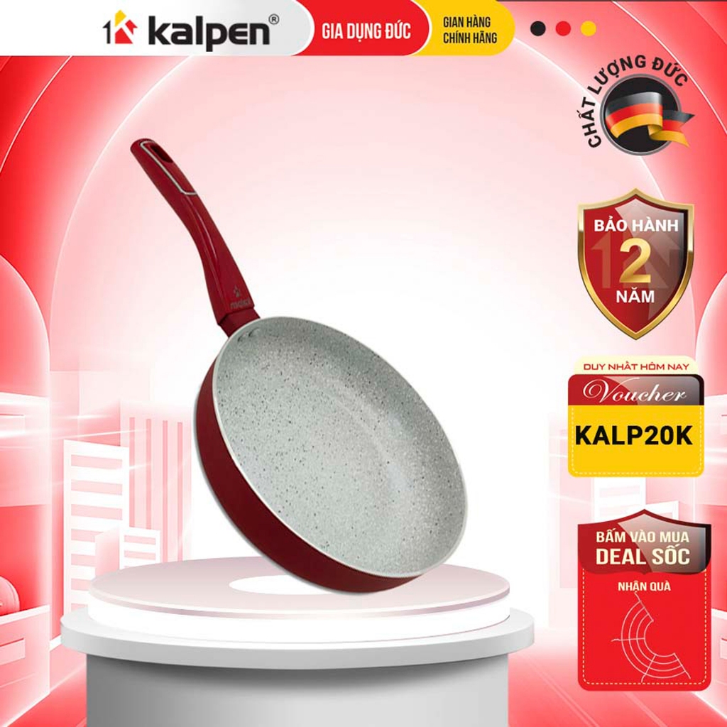 Ảnh Chảo Chống Dính Vân Đá Cao Cấp Size 20-24-26-28cm Packer Hàng Chính Hãng KALPEN-GIA DỤNG ĐỨC 1