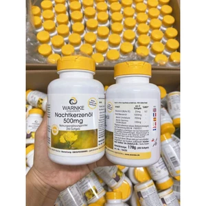 Tinh Dầu Hoa Anh Thảo Đức Warnke Nachtkerzenol 500mg 100 viên giúp làm đẹp da tóc cân bằng nội tiết tốt cho tim mạch