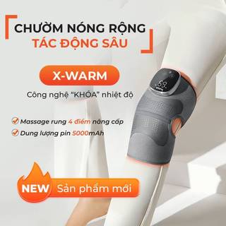 Máy Masssage Đầu Gối BUMAS M6 Pro - Bốn Đầu Điểm Massage- Công Nghệ Khóa Nhiệt Tối Ưu Thời Gian Dùng