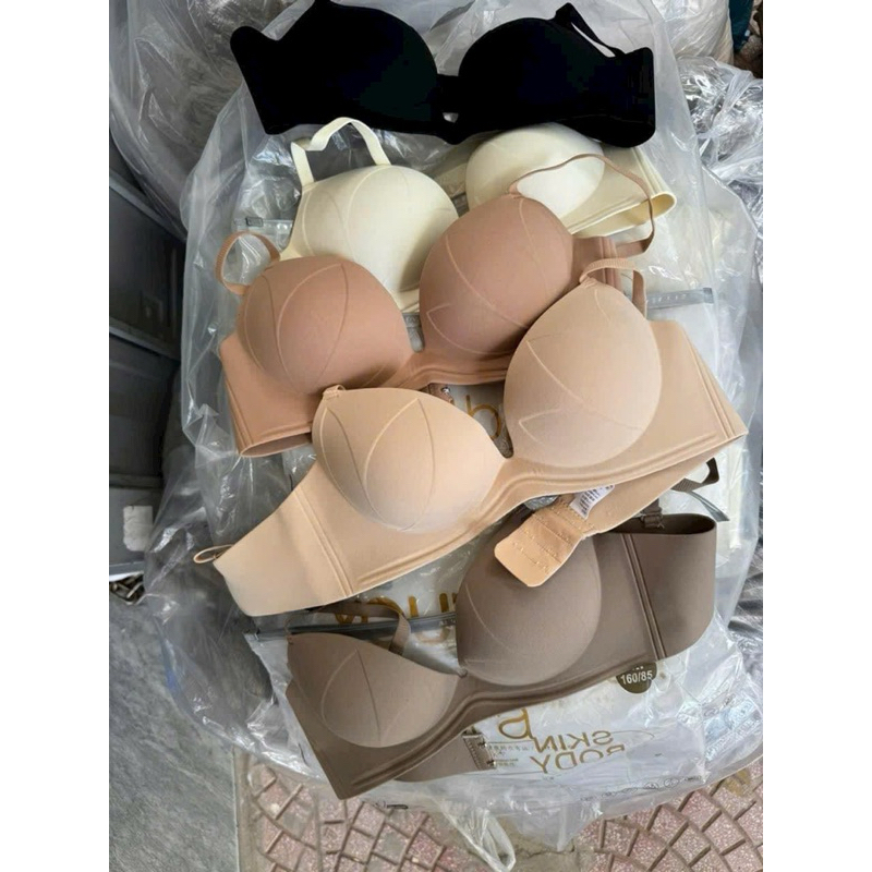 ÁO LÓT ĐÚC SU CÁNH SEN IN HÌNH LÁ NÂNG NGỰC A02