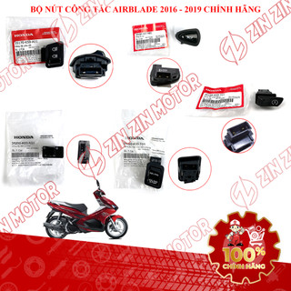 Bộ Nút Công Tắc AB 2016, Air Blade 125 2017 2018 2019 (Pha Cos, Còi Kèn, Xi Nhan, Idling Stop, Nút Đề, Công Tắc Đèn)