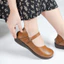 Giày da quai ngang mũi tròn K-23131 cao 2,5cm cao cấp siêu nhẹ, kháng khuẩn khử mùi made in Japan