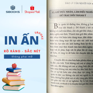 Sách - Đạo Lý Người Xưa (Tái Bản 2022) - Bộ Sách Minh Triết Phương Đông - Sbooks