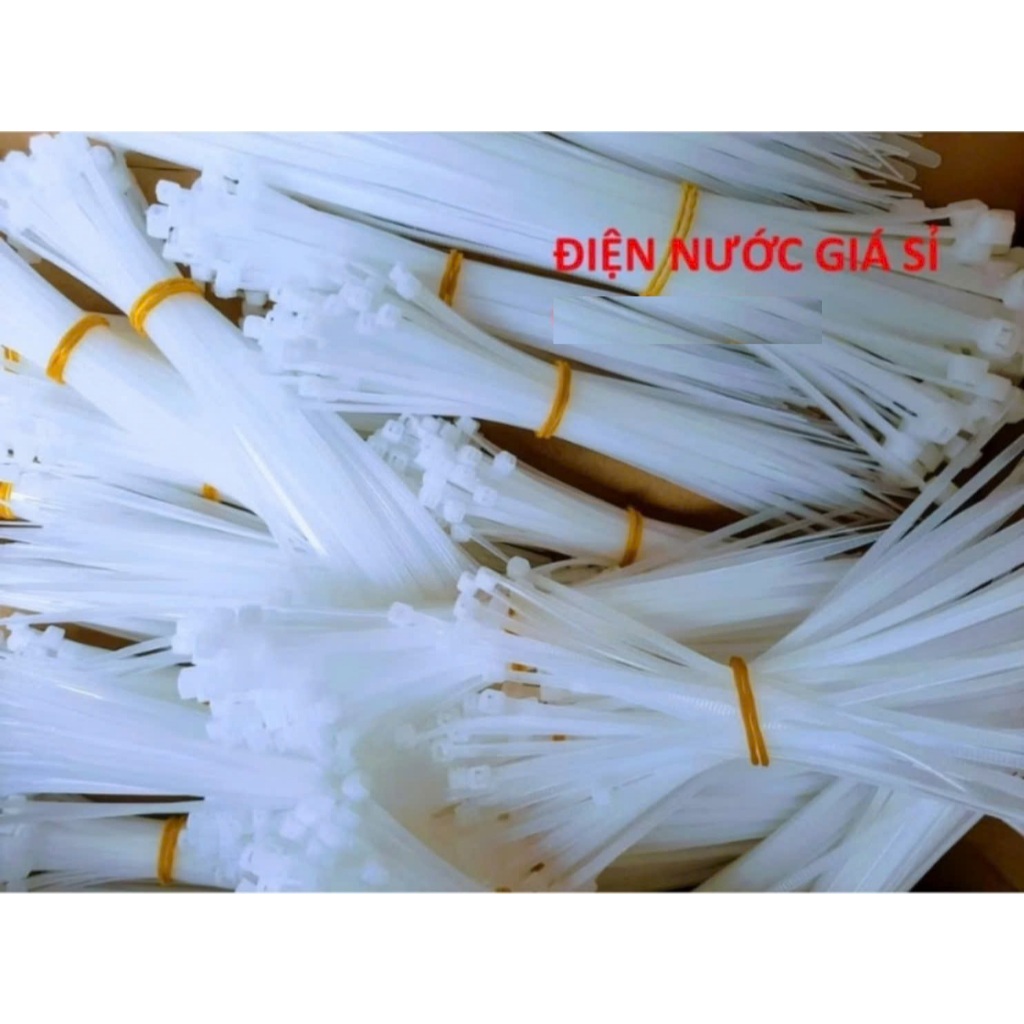 [1 Kg] Dây Rút Nhựa - Dây Thít Nhựa Bán Theo Ký 10cm 15cm 20cm 30cm ...