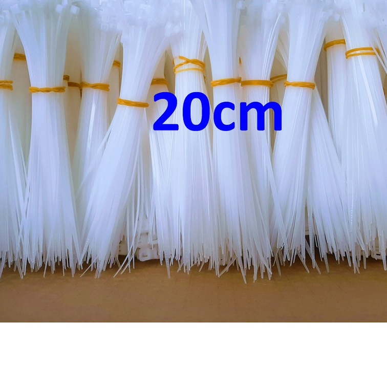 [1 Kg] Dây Rút Nhựa, Dây Thít Nhựa Dài 20cm Loại Nylon PA66 Cao Cấp ...