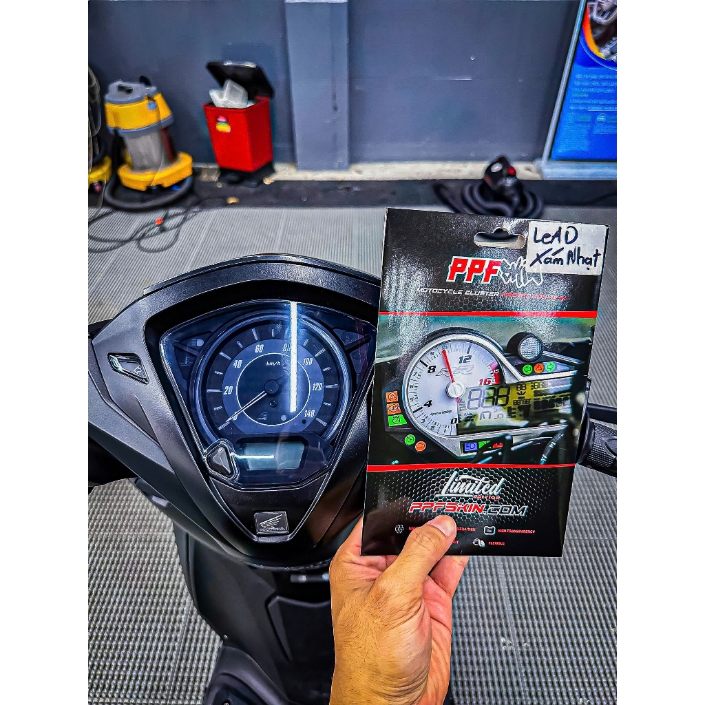 PPF Honda Lead 4Val 2024 2025  ...PPF dán bảo vệ mặt đồng hồ xe