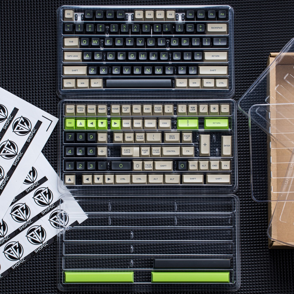 [ XẢ KHO ] Keycap MAXKEY SA Double Shot nhựa ABS đóng hộp kèm khay đựng ...