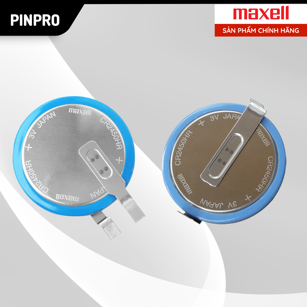 Pin Maxell CR2450HR 3V 550mAh chính hãng, Pin cảm biến áp suất lốp ...