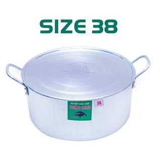 [Kho sỈ] Nồi nhôm size 38 cao cấp Trường Thành, nồi nhôm dày - Hunghome