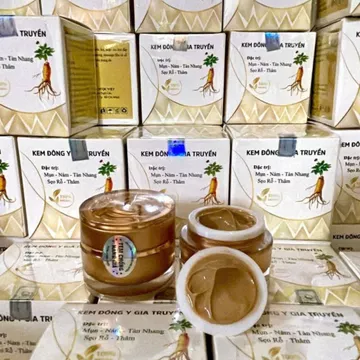 Kèm quà tặng - Kem tái tạo da , kem sâm peel da, xoá sạch mụn nám tàn nhang