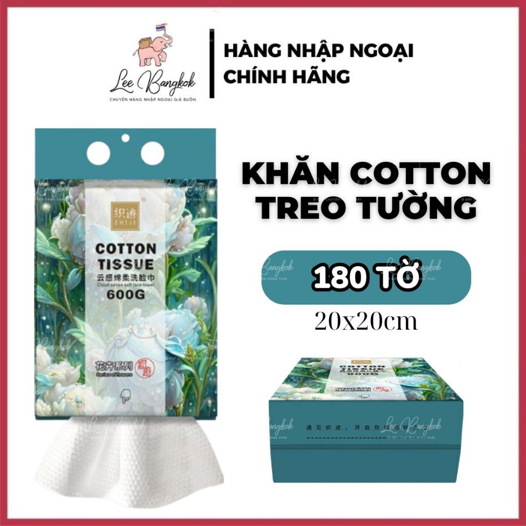 Túi Khăn Cotton Bông Mềm Treo Tường Dạng Rút Lau Hương Hoa Cloud Sense ...