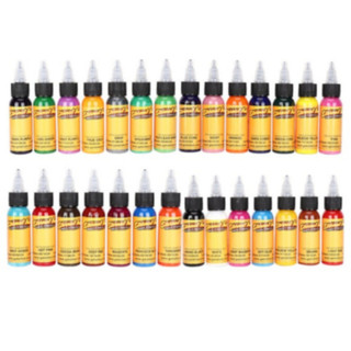 -Mực tập Eternal 30ml siêu tiết kiệm, mực màu tập xăm trên da giả