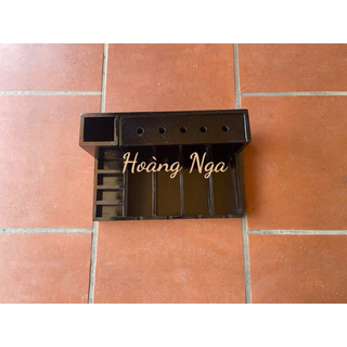 kệ đựng tông đơ kéo 4 tông kt 40x25cm gỗ thông màu đen