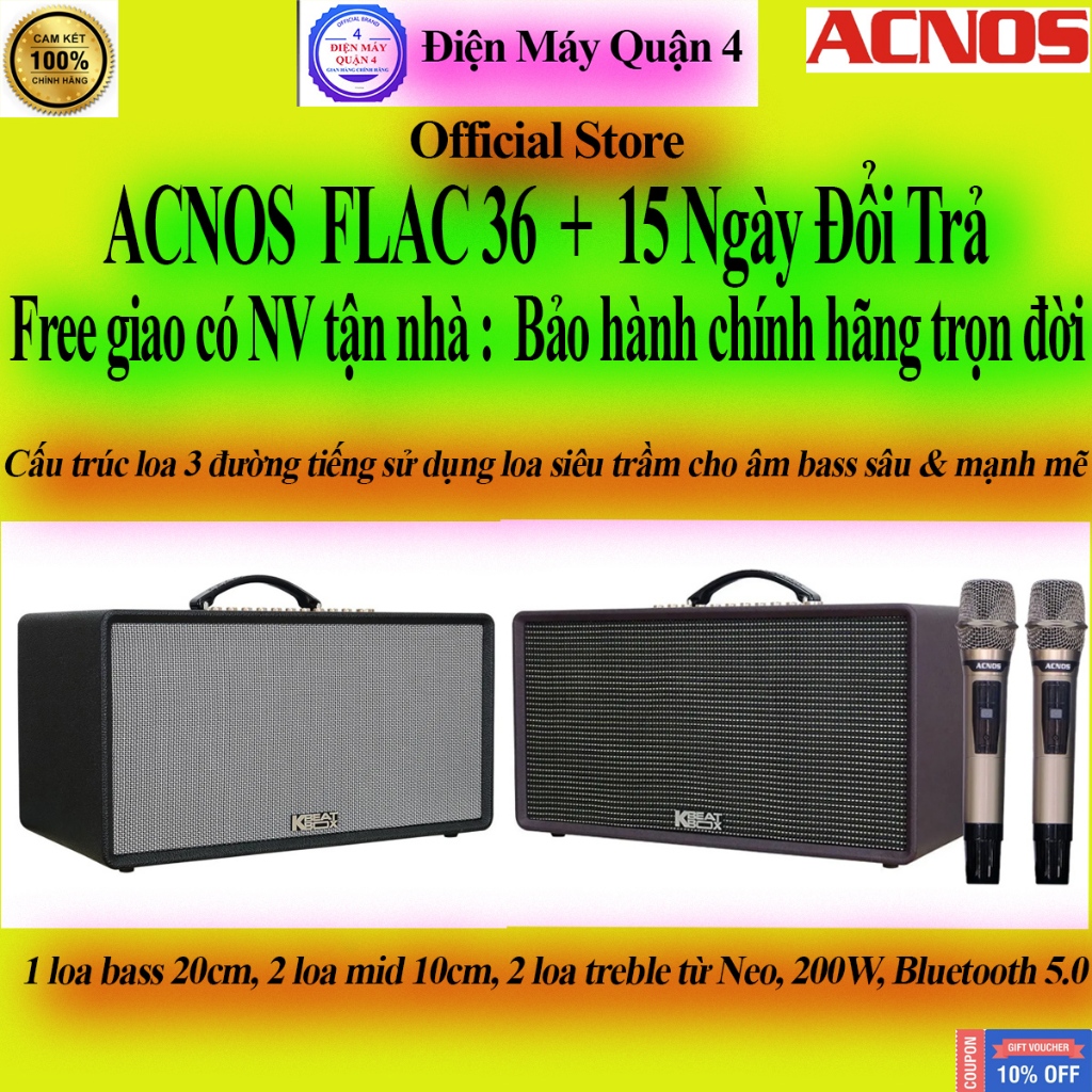 Chát Giảm Thêm+Quà] [Acnos Flac36] Loa Karaoke Acnos Flac 36 ...