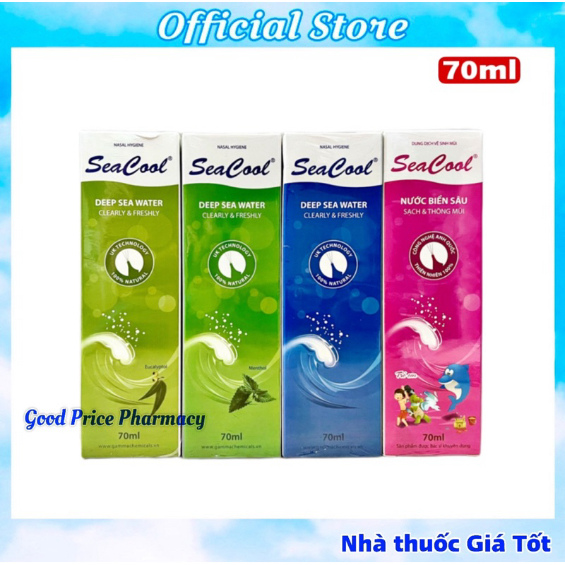 Nước Biển Sâu Seacool Xịt Mũi Giúp Rửa Sạch Và Thông Mũi Chai 70ml ...