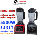 [HẸN GIỜ] Máy Xay Sinh Tố Công Nghiệp NIKITO 5500W BH 24 Tháng Xay Thịt Cá Rau Củ Quả,Sữa Hạt Sinh Tố Ngũ Cốc Đồ Khô xay — ảnh 2