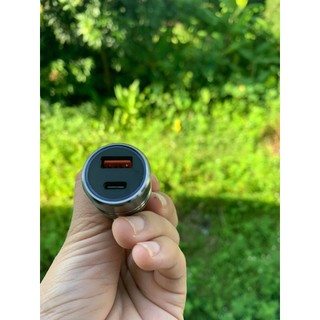 Sạc ô tô, tẩu ô tô Kim cương 40W 2 cổng USB và Type C hỗ trợ sạc nhanh PD và QC 4.0