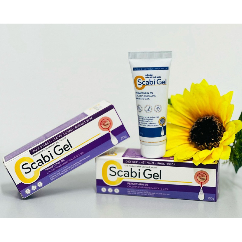 GEL SCABI – HẾT GHẺ, HẾT NGỨA, PHỤC HỒI DA – TUÝP 20G | Shopee Việt Nam