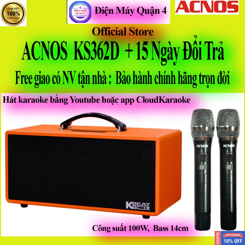 Dàn âm thanh di dộng Acnos KS362D - Hàng chính hãng - New 2022 ...