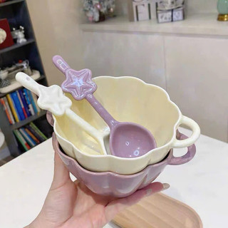Set bát sứ kèm thìa tone màu mới sang chảnh