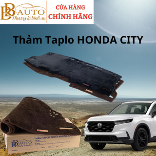 Thảm Taplo Ô Tô HONDA CITY đời 2015-2020, 2021-2026 Chất Tuyết Nhung Mịn Cao Cấp Thẩm Mỹ, Trang Trí, Chống Nắng, Nóng
