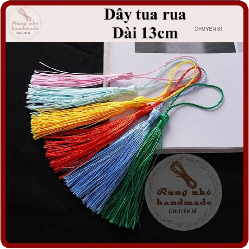 Tua rua mini, dài 13cm làm handmade cực xinh, nhiều màu lựa chọn ...