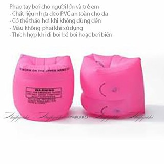 Phao Tay Đôi Bơi Biển BƠi Sông Bơi Hồ Học Bơi Tập Bơi Cho Người Lớn Và Trẻ Em