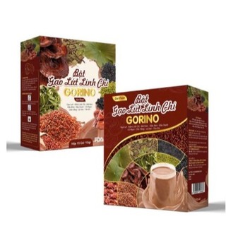 Bột Gạo Lứt Linh Chi Mè Đen Bột Gạo Lứt Cho Người Ăn Kiêng Hộp 15 Gói