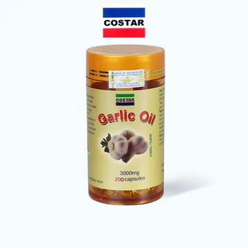 Viên uống tinh dầu tỏi Costar Garlic Oil 200 viên hỗ trợ tăng cường đề kháng