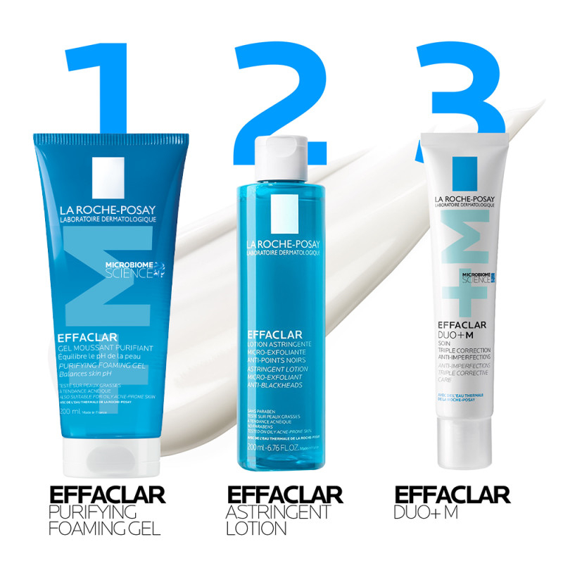 Ảnh [MINISIZE] Combo 3 Gel rửa mặt cho da dầu nhạy cảm La Roche-Posay Effaclar Foaming Gel M+ 50MLx3 4