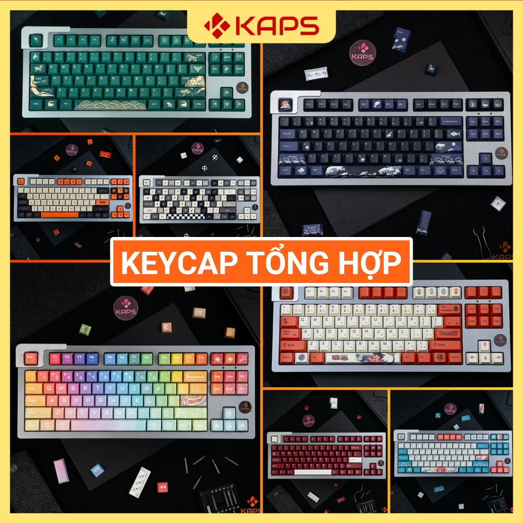 Keycap cho bàn phím cơ, Keycap PBT cao cấp, mẫu mã đẹp, đa dạng. Hỗ trợ ...