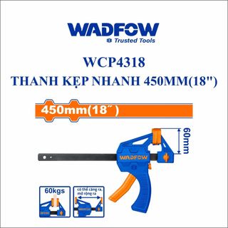 ĐỒ NGHỀ WADFOW Thanh kẹp nhanh 450mm(18") WCP4318