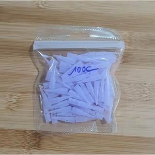 -Ngòi máy phun xăm Giantsun, ngòi KIM 1 màu tím có lỗ thông khí ( Túi 100 Ngòi )