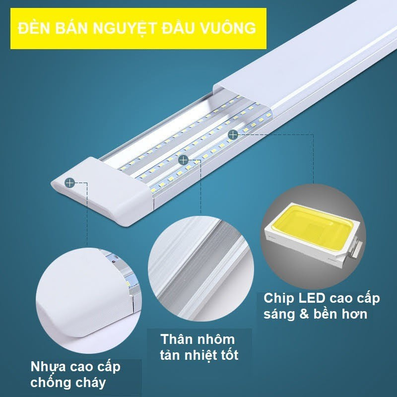 Đèn LED bán nguyệt Siêu Sáng - Tiết kiệm điện 30W - 60W