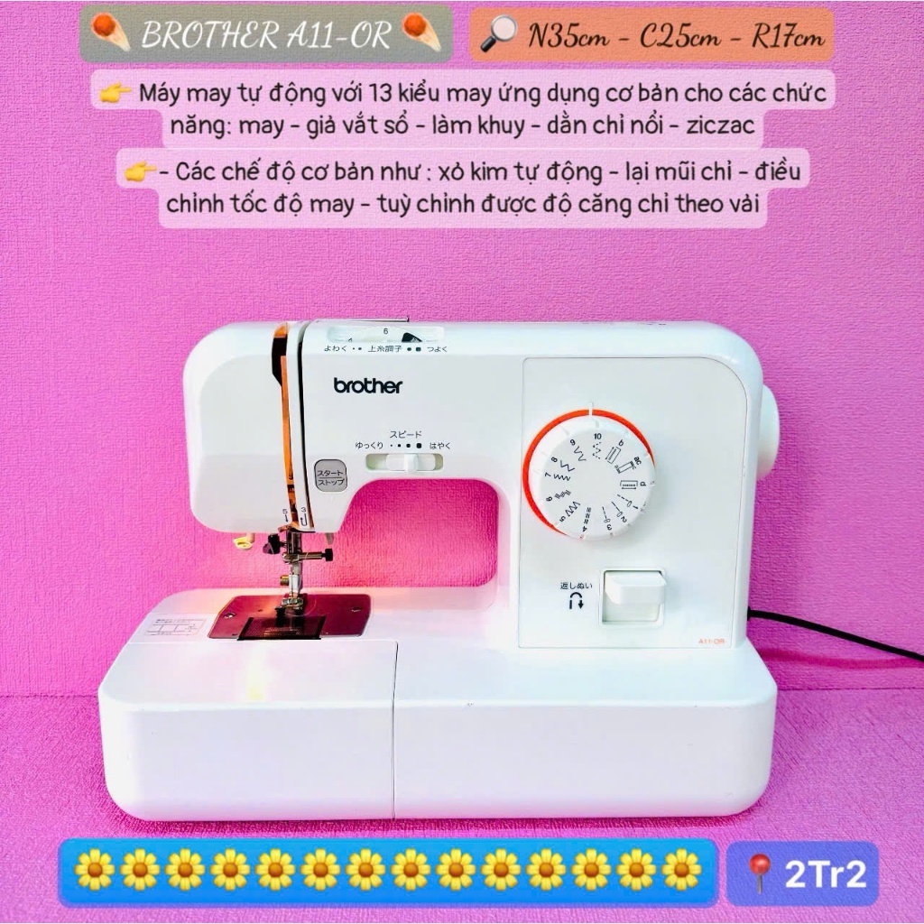 MÁY MAY MINI BROTHER NHẬT BẢN | Shopee Việt Nam