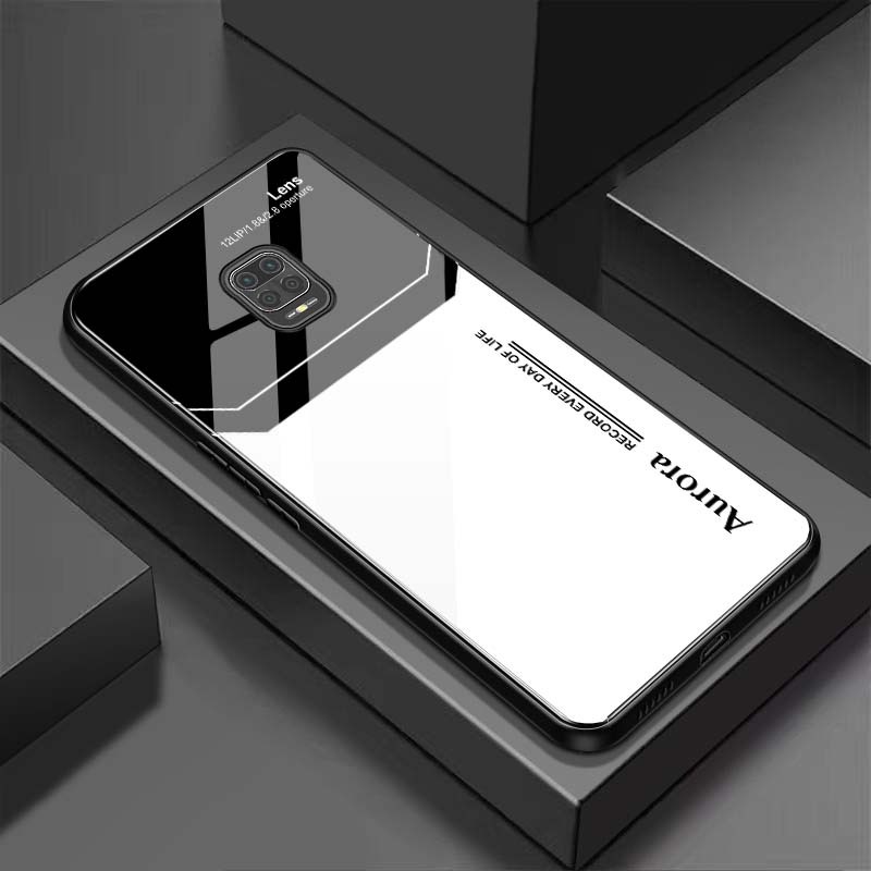 Ốp Lưng XIAOMI REDMI NOTE 9, NOTE 9S, NOTE 9 PRO Mặt Lưng Kính Cường Lực Sáng Bóng