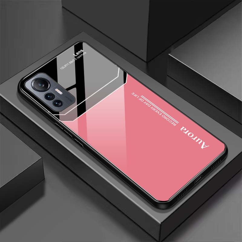 Ốp Lưng XIAOMI MI 12, MI 12X, MI 12 PRO Mặt Lưng Kính Cường Lực Sáng Bóng
