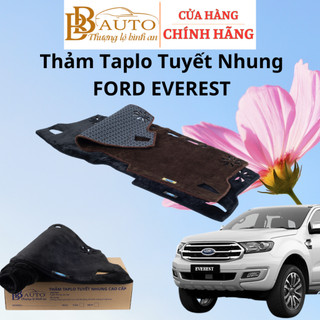 Thảm Taplo Tuyết Nhung Ô Tô FORD Everest 2017- 2021, 2022- 2026 Cao Cấp Chống Nắng, Nóng, Thẩm Mỹ Thời Trang