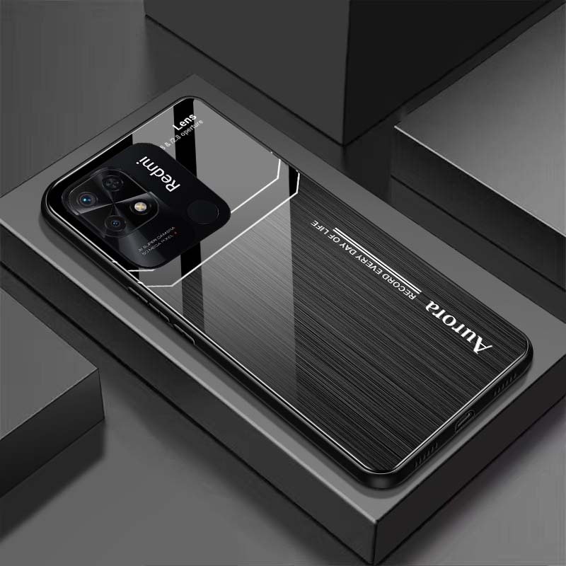 Ốp Lưng XIAOMI REDMI 10C Mặt Lưng Kính Cường Lực Sáng Bóng