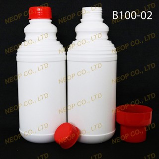 Chai nhựa HPDE 1000mL có nắp đong thể tích tiện dụng - Mẫu B100-02