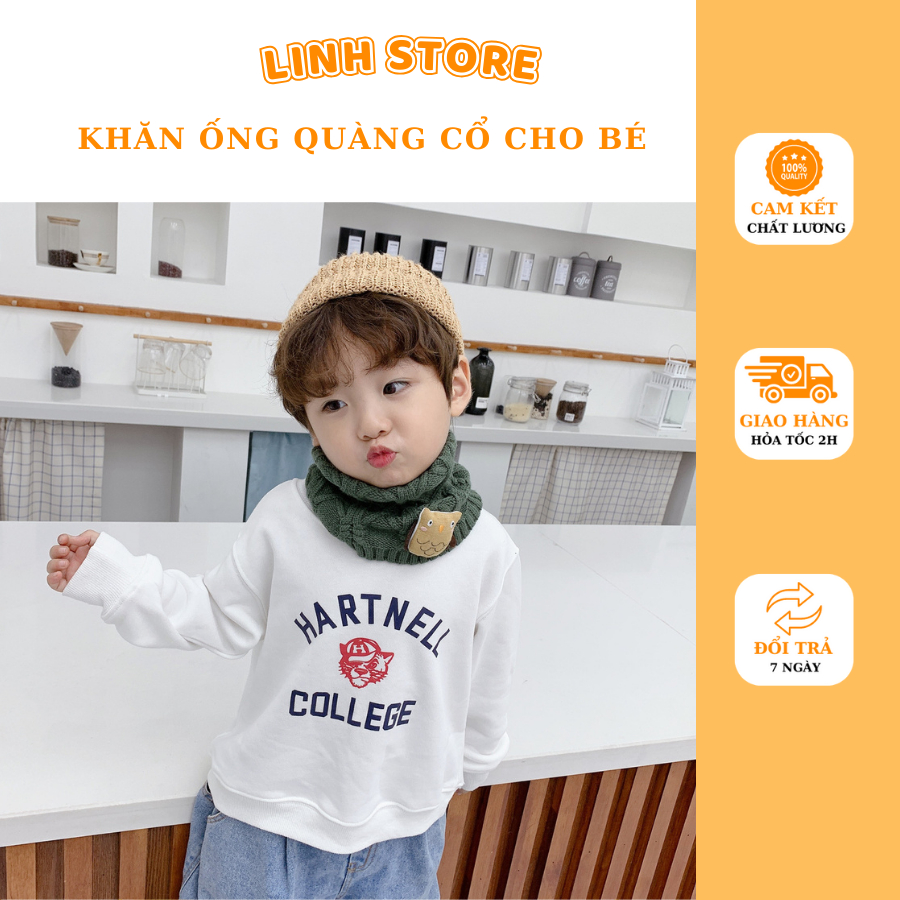 Khăn cổ cho bé trai bé gái