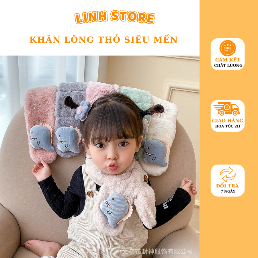 KHĂN QUÀNG CÔ BÉ TRAI BÉ GÁI SIÊU MỀN MỊN