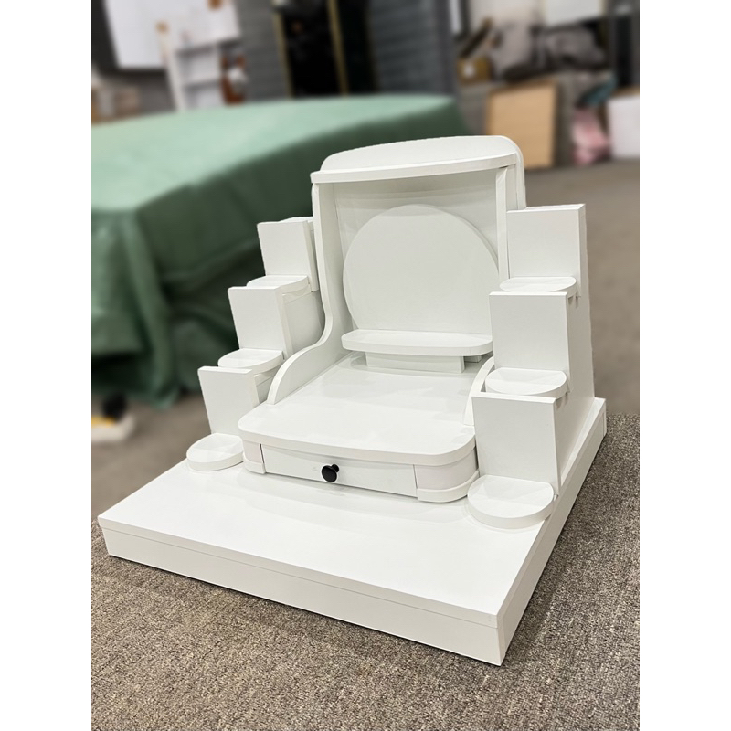 ( Có Đèn Led Sẵn ) TRỌN BỘ THẦN TÀI THỔ ĐỊA TRƠN MÀU TRẮNG