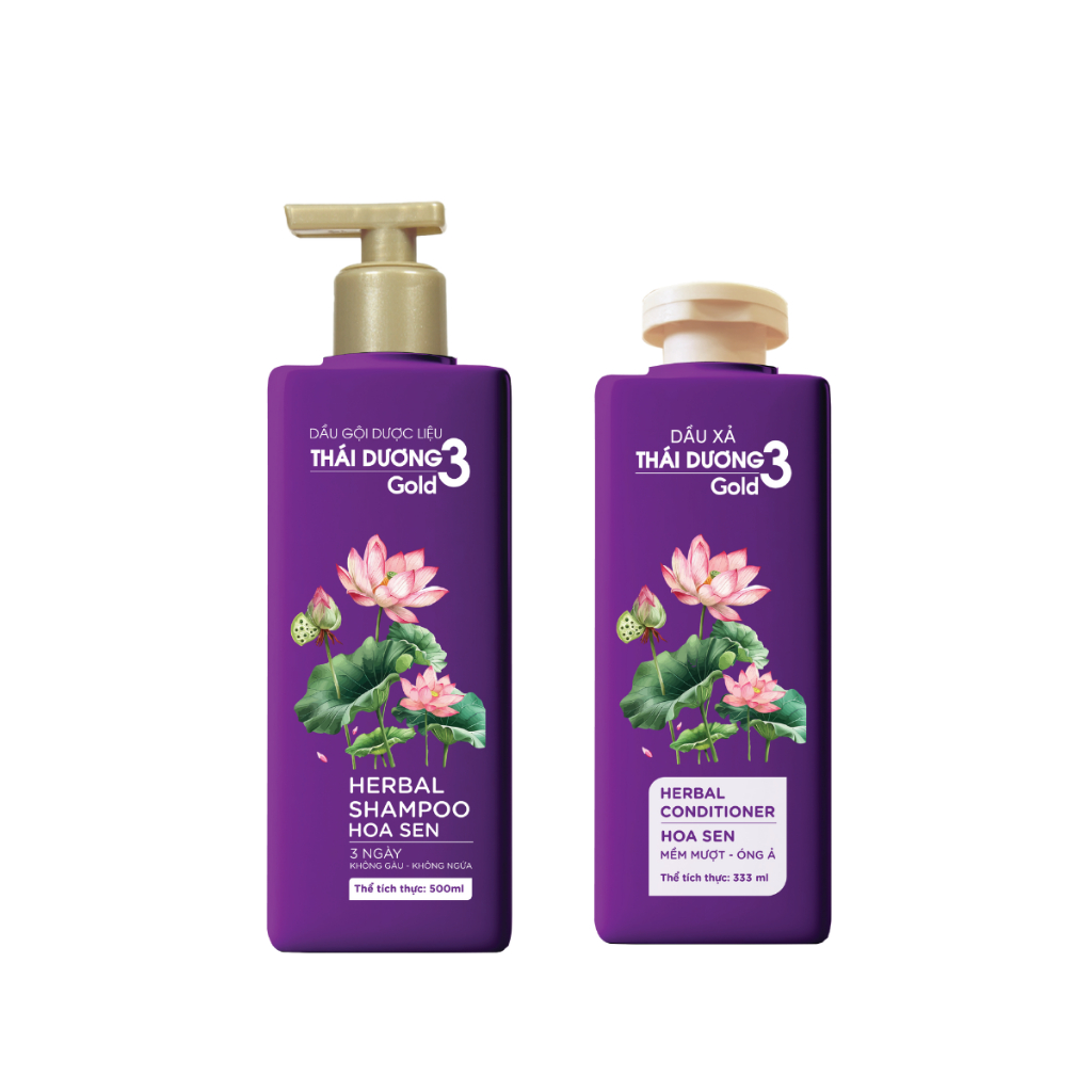 Ảnh Dầu gội thảo dược Thái Dương 3 - Chai 200ml, 500ml dành cho tóc gàu ngứa - Sao Thái Dương 4